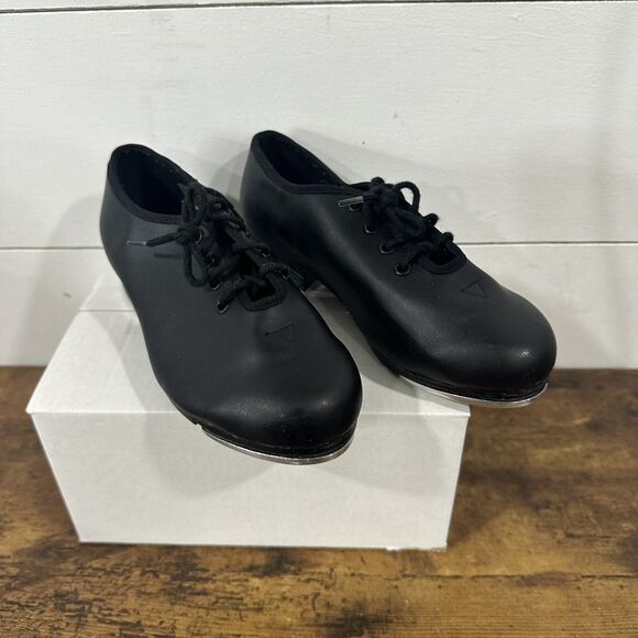 Bloch Techno Tap #3T #2H Kids Youth 12.5 Dance Jazz Tap Lace Up Shoes - Picture 11 of 12